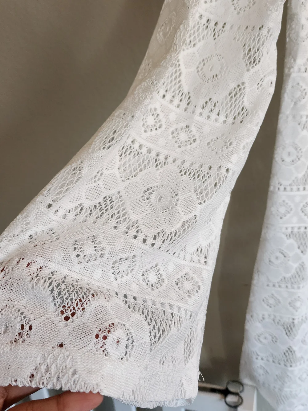 Lulus City of Angels White Crochet Lace Button-Up Swim Cover-Up